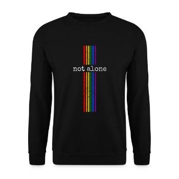 LGBTQ Tu n’es pas la seule Gay Pride - Sweat-shirt Unisexe - noir - Devant - Alina (178cm) & Michal (187cm)