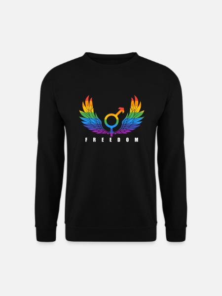 Gay Pride Month Freiheit CSD - Unisex Pullover - Schwarz