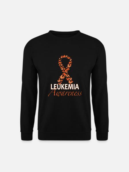 Leukemia Cancer Survivor Blood Cancer Awareness - Unisex Pullover - Schwarz