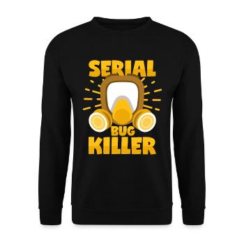 Insects Serial Killer Exterminators Pests - Unisex Sweatshirt - black - Front - Alina (178cm) & Michal (187cm)