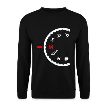 Photographe Photographie Appareil photo Photographe Cadeau - Sweat-shirt Unisexe - noir - Devant - Alina (178cm) & Michal (187cm)