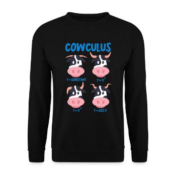 Drôle Math Math Nerd Dictons cadeaux - Sweat-shirt Unisexe - noir - Devant - Alina (178cm) & Michal (187cm)