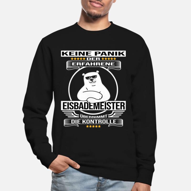 eisbademeister eisbad winterbader eisbader kalt Unisex Pullover