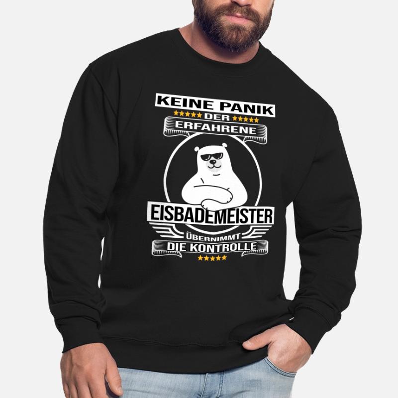 eisbademeister eisbad winterbader eisbader kalt Unisex Pullover