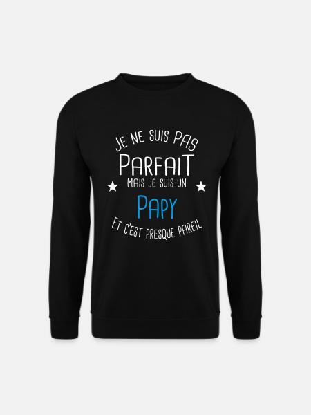 Papy - Sweat-shirt Unisexe - noir
