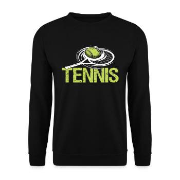 Amateurs de tennis et pour les professionnels - Sweat-shirt Unisexe - noir - Devant - Alina (178cm) & Michal (187cm)