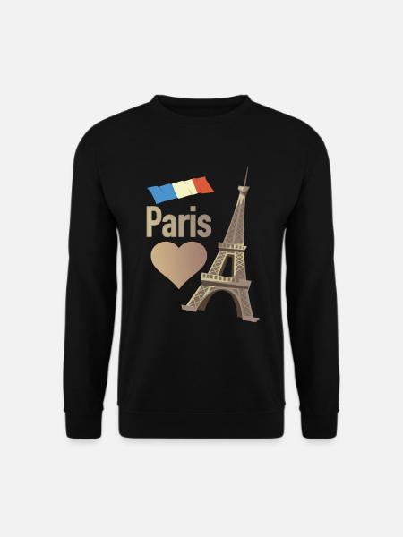 Paris - Unisex Sweatshirt - black