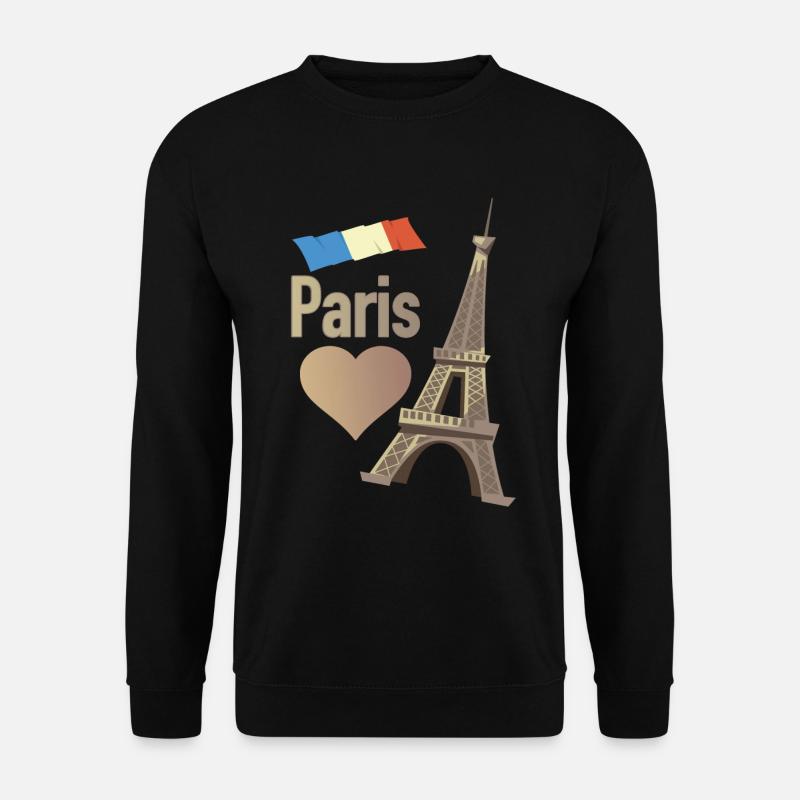 Paris - Unisex Sweatshirt - black