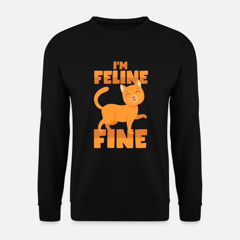 Cat pun - Unisex Sweatshirt - black