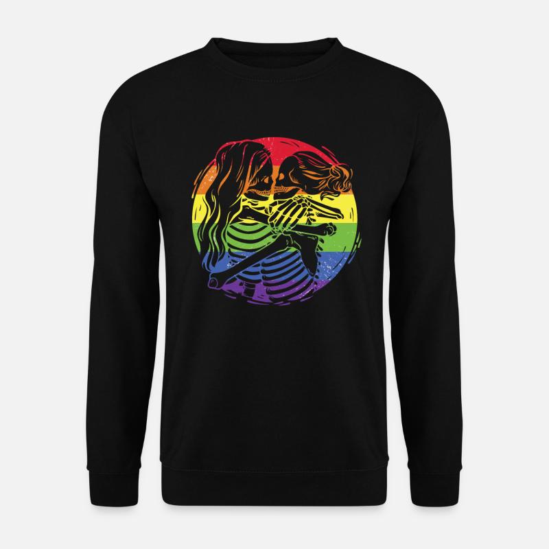 Lesbian Gay Pride Bisexual - Unisex Sweatshirt - black