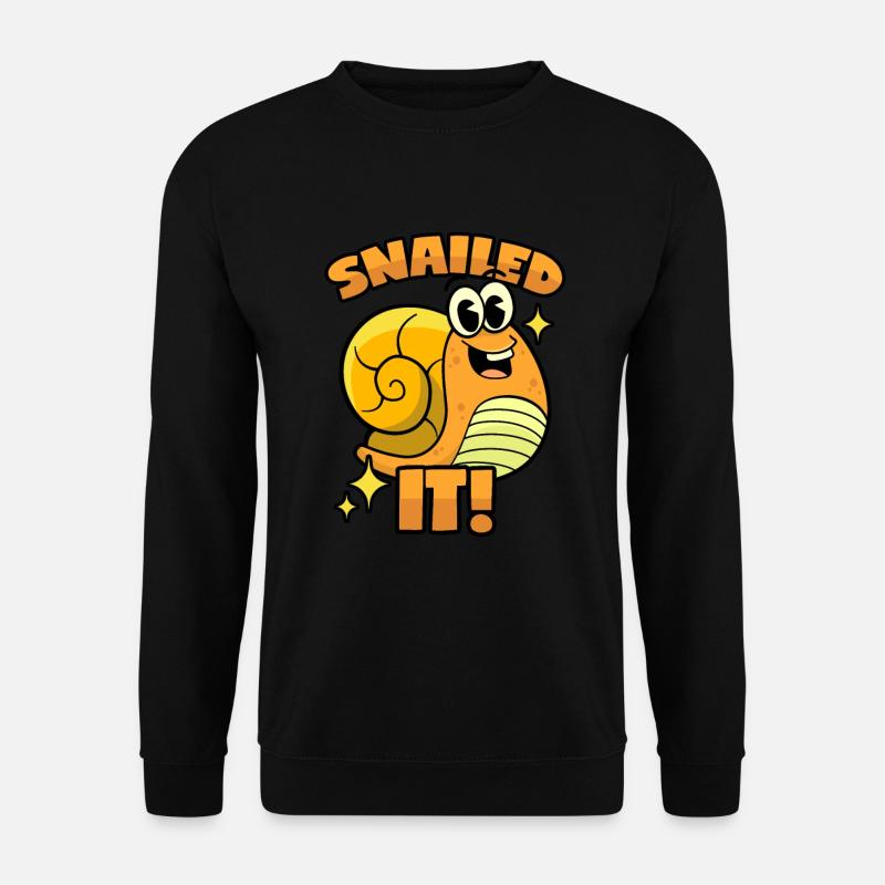 Snails Puns - Unisex Sweatshirt - black
