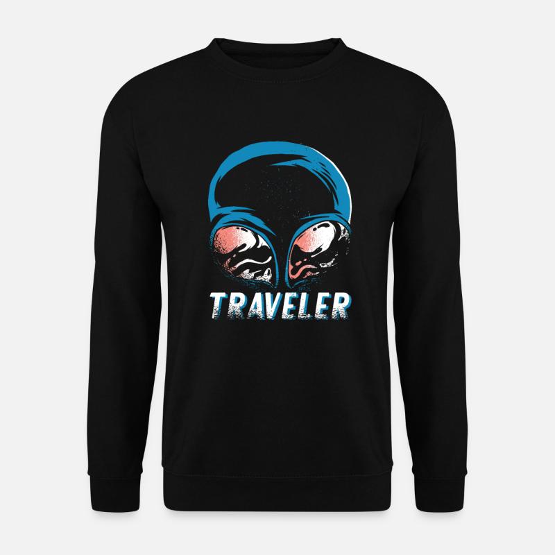 Musican Lover Kopfhörer Just Music - Unisex Pullover - Schwarz