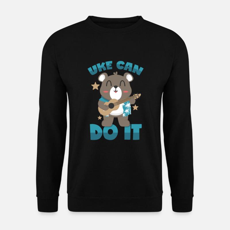 Ukulele Motivation - Unisex Pullover - Schwarz