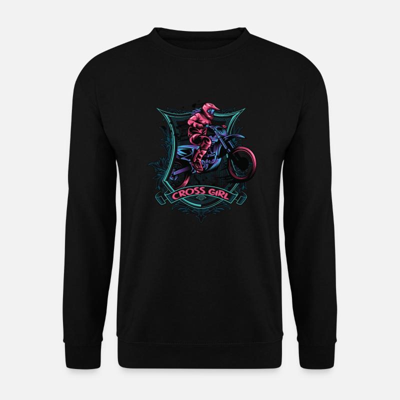 Descente VTT Moto Cross filles - Sweat-shirt Unisexe - noir