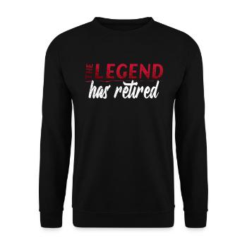 La légende n’est plus mon problème - Sweat-shirt Unisexe - noir - Devant - Alina (178cm) & Michal (187cm)