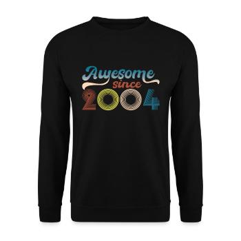 Fantastique depuis 2004 rétro 19th Bitrthday - Sweat-shirt Unisexe - noir - Devant - Alina (178cm) & Michal (187cm)