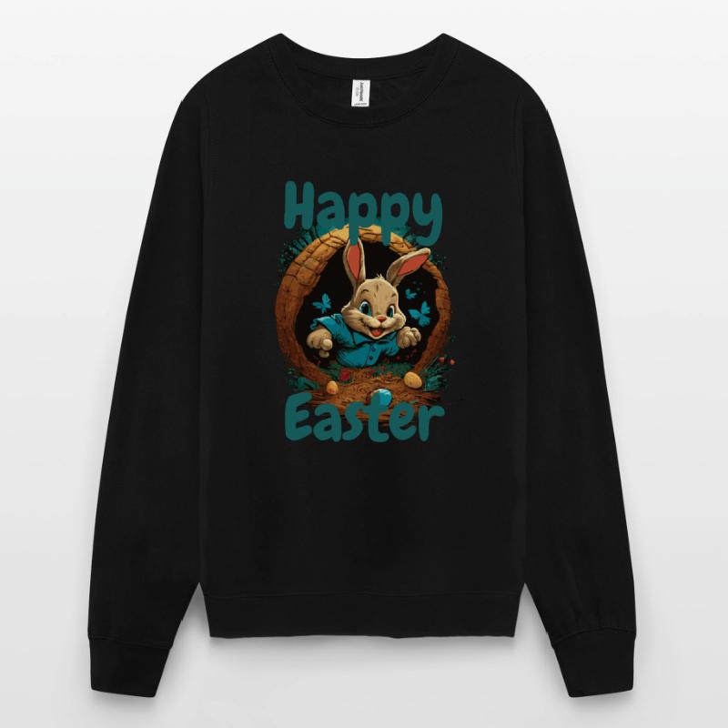 happy Easter Easter in the Easter basket Easter Unisex Sweatshirt