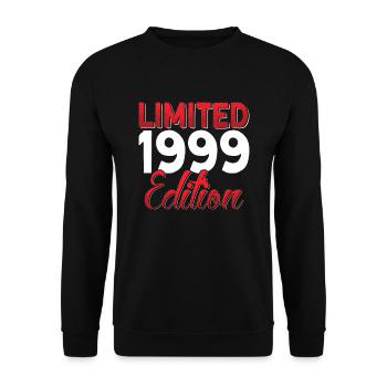 Année 1999 Retro Bitrthday Edition Limitée - Sweat-shirt Unisexe - noir - Devant - Alina (178cm) & Michal (187cm)
