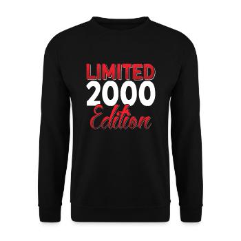 Année 2000 Retro Bitrthday Edition Limitée - Sweat-shirt Unisexe - noir - Devant - Alina (178cm) & Michal (187cm)