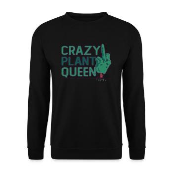 Embrassez votre amour des plantes avec notre - Sweat-shirt Unisexe - noir - Devant - Alina (178cm) & Michal (187cm)