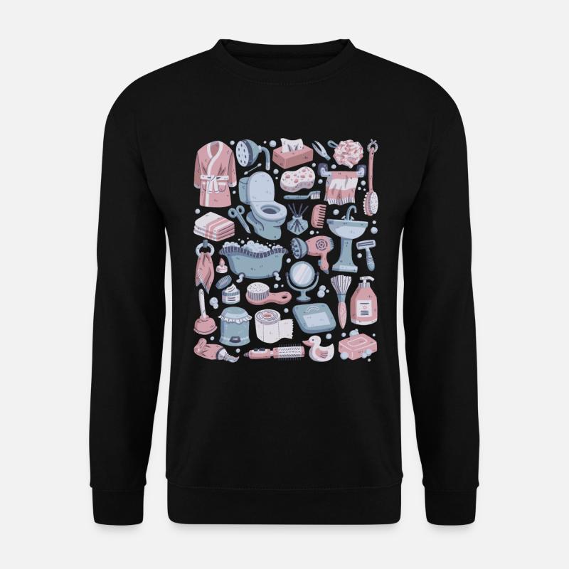 Salle de Bains - Sweat-shirt Unisexe - noir