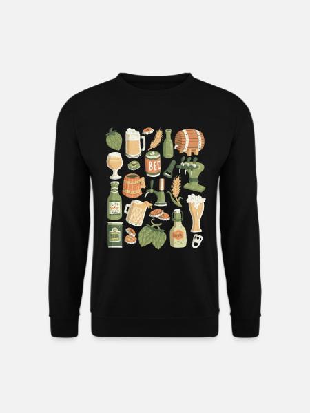 Bière - Sweat-shirt Unisexe - noir