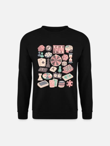 Brettspiele und Gesellschaftsspiele - Unisex Pullover - Schwarz
