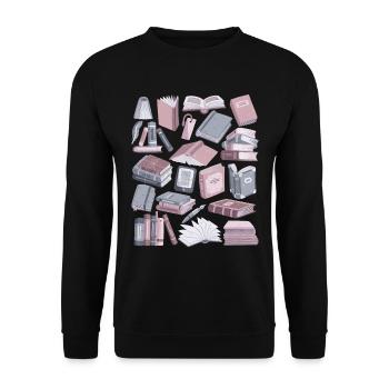 Livres - Sweat-shirt Unisexe - noir - Devant - Alina (178cm) & Michal (187cm)