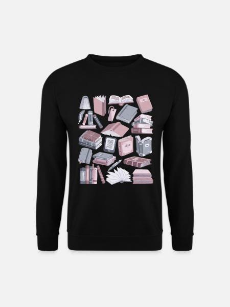 Livres - Sweat-shirt Unisexe - noir