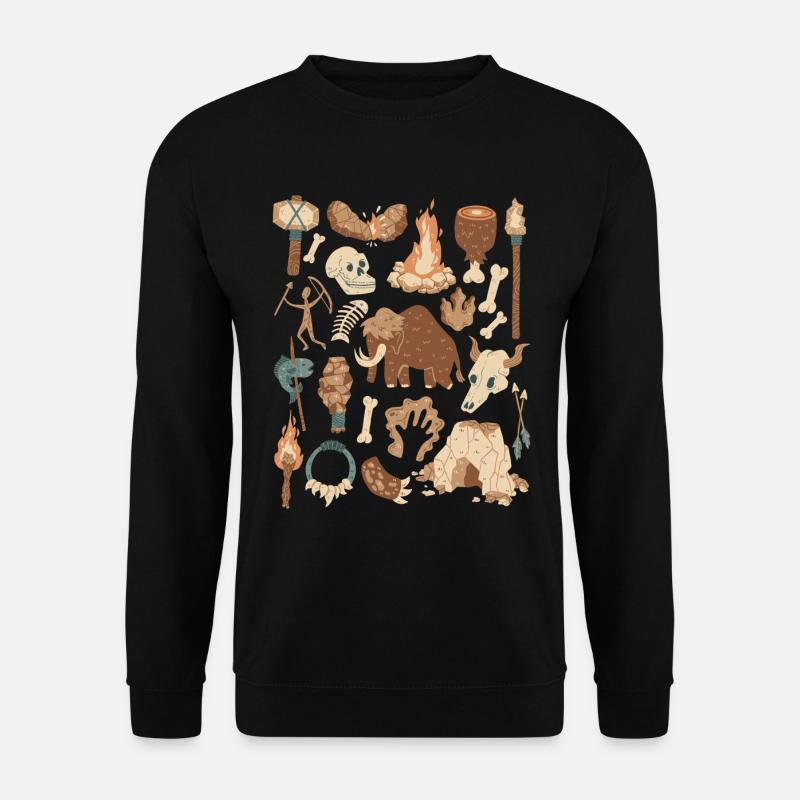 Stone Age - Unisex Sweatshirt - black