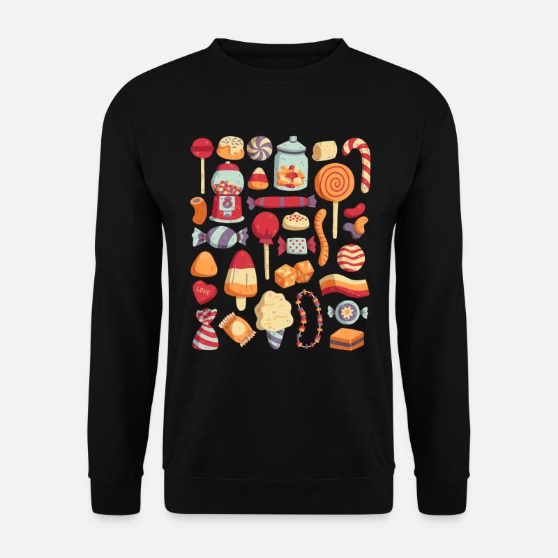 Süßigkeiten - Unisex Pullover - Schwarz