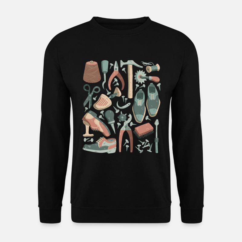Cobbler, shoemaker - lasts, tools - Unisex Sweatshirt - black