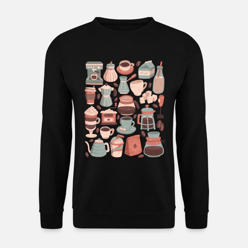 Coffee - Unisex Sweatshirt - black