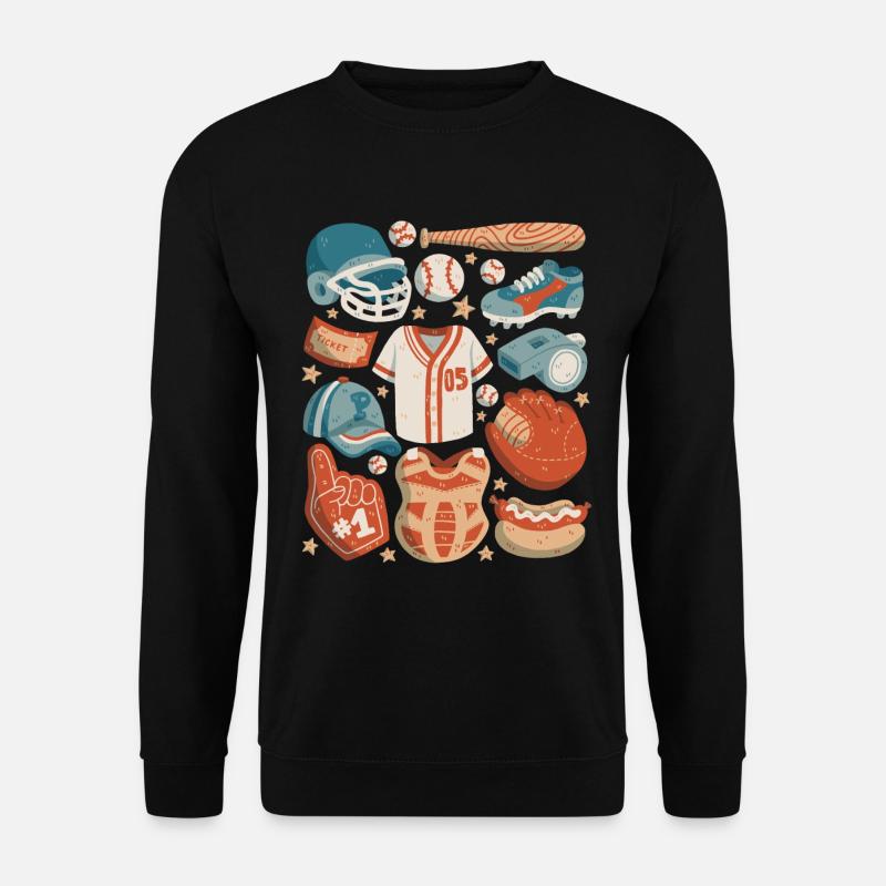 Baseball - Unisex Sweatshirt - black