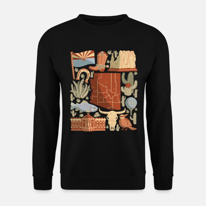 Arizona - Unisex Pullover - Schwarz