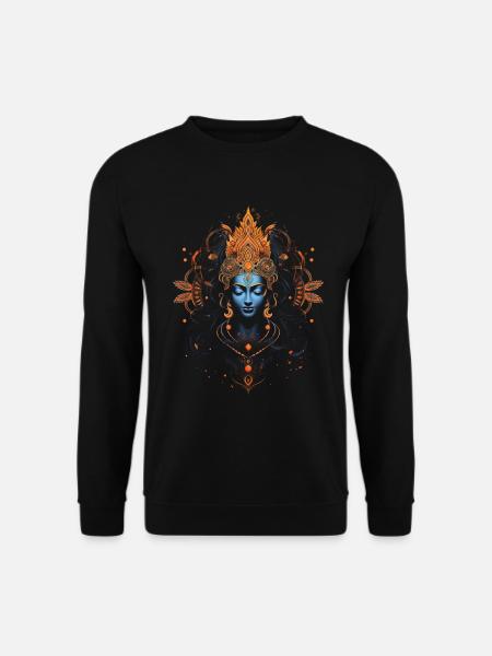 Hinduismus Götter Kunst Frieden Antike - Unisex Pullover - Schwarz