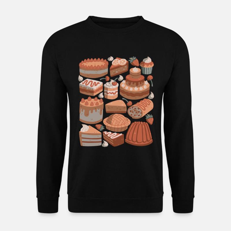 Kuchen und Torten - Unisex Pullover - Schwarz