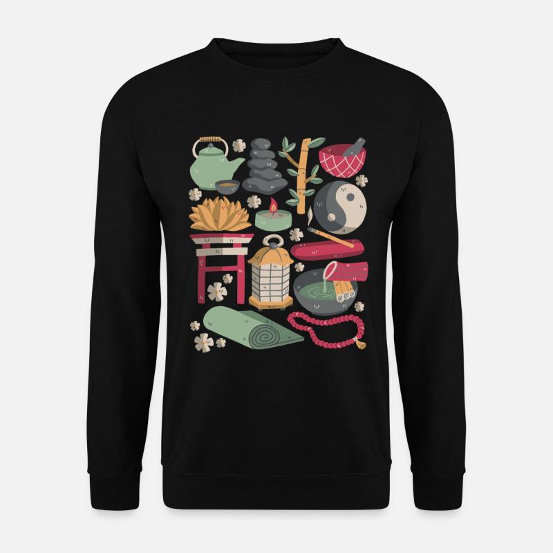 Zen Meditation - Unisex Sweatshirt - black