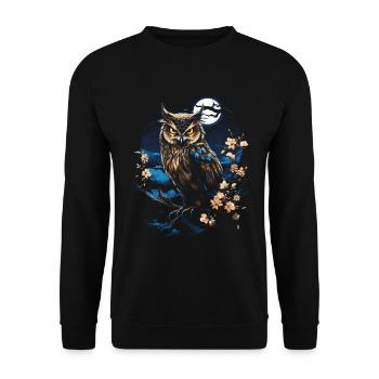 Majesty Fantasy Artwork Japan Art - Unisex Sweatshirt - black - Front - Alina (178cm) & Michal (187cm)