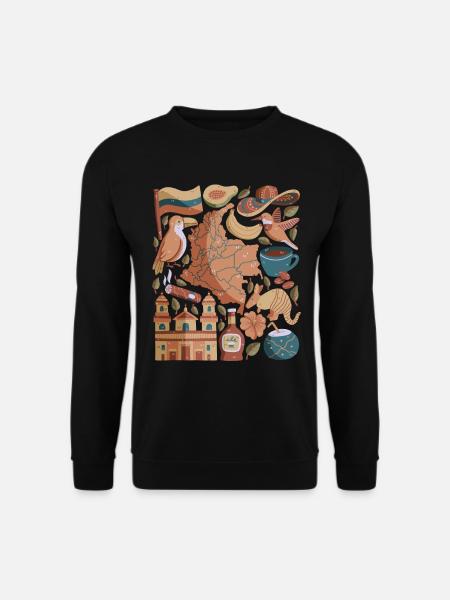 Colombia - Unisex Sweatshirt - black