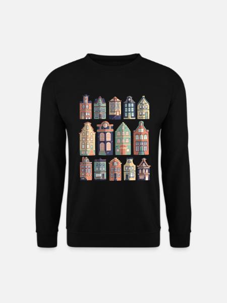 Maisons hollandaises - Sweat-shirt Unisexe - noir