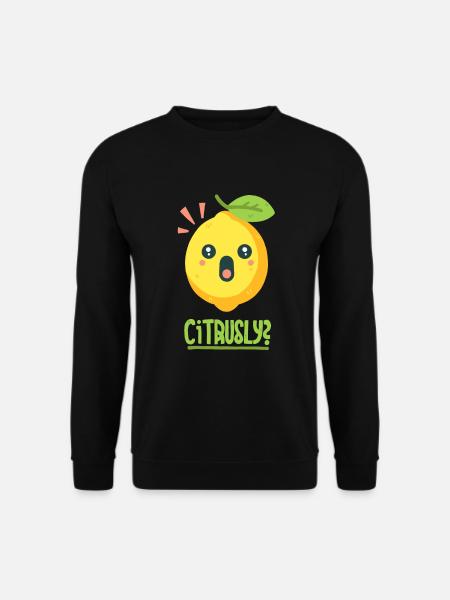 Citrus Pun - Unisex Sweatshirt - black