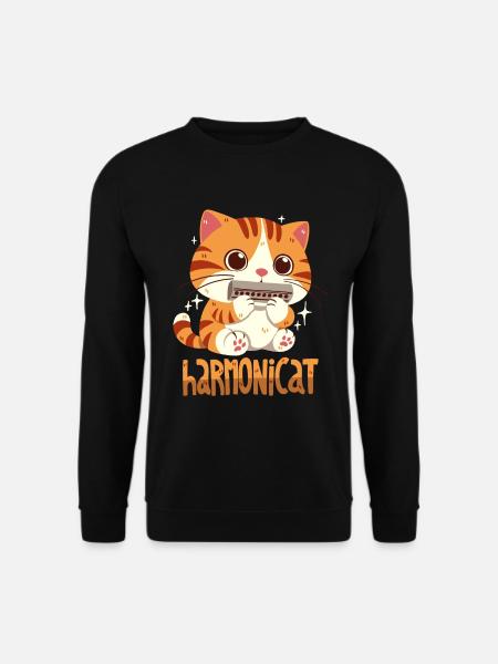 Harmonicat - Sweat-shirt Unisexe - noir