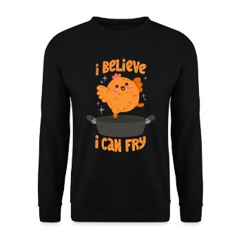 Roast chicken - Unisex Sweatshirt - black - Front - Alina (178cm) & Michal (187cm)