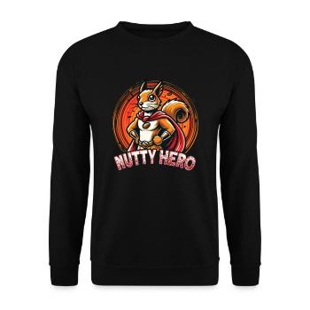 Zeigen Sie Sich Von Ihrer Skurrilen Seite Mit - Unisex Pullover - Schwarz - Vorne - Alina (178cm) & Michal (187cm)