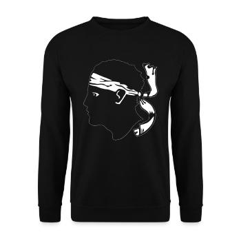 Corse, Corse, France, Korsika, Frankreich - Sweat-shirt Unisexe - noir - Devant - Alina (178cm) & Michal (187cm)