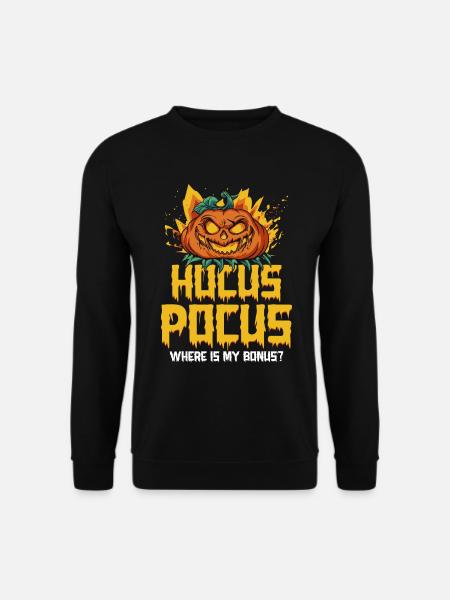 Halloween hocus-pocus pumpkin - Unisex Sweatshirt - black