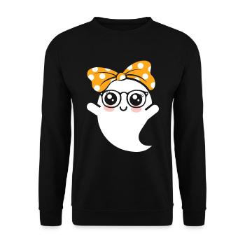 Halloween: Your Friendly Local Boo-crew - Unisex Sweatshirt - black - Front - Alina (178cm) & Michal (187cm)