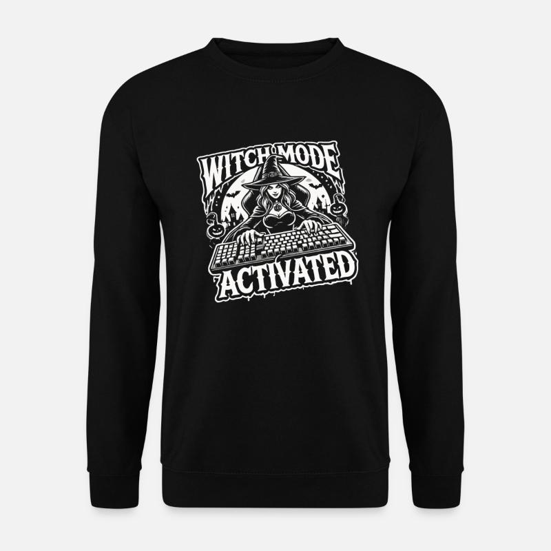Hexenmodus Aktiviertes Design - Unisex Pullover - Schwarz