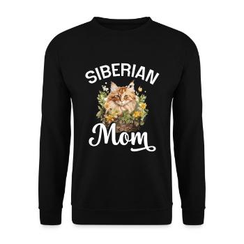 Zeigen Sie Ihren Stolz Als Katzenelternteil - Unisex Pullover - Schwarz - Vorne - Alina (178cm) & Michal (187cm)